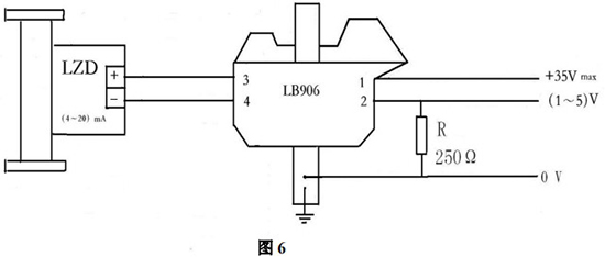 液體轉子流量計本安防爆接線圖